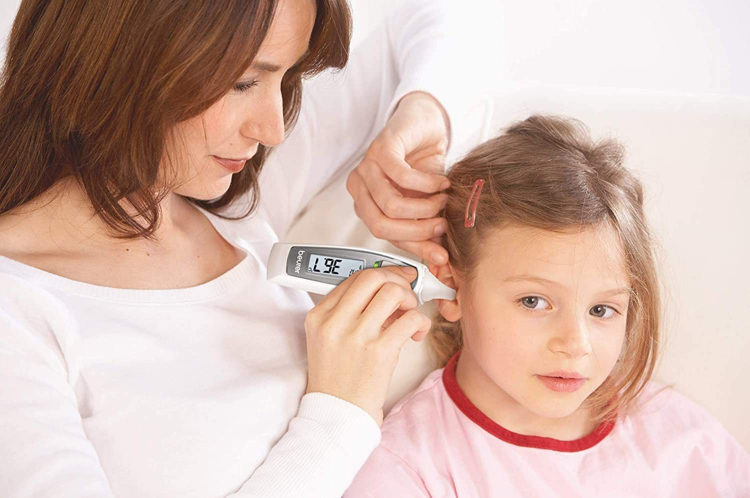 Beurer FT 65 Kontakt Grå, Hvid Øre, Pande Knapper